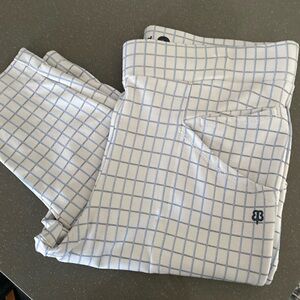 Betabrand Window Pane Pants Size Large